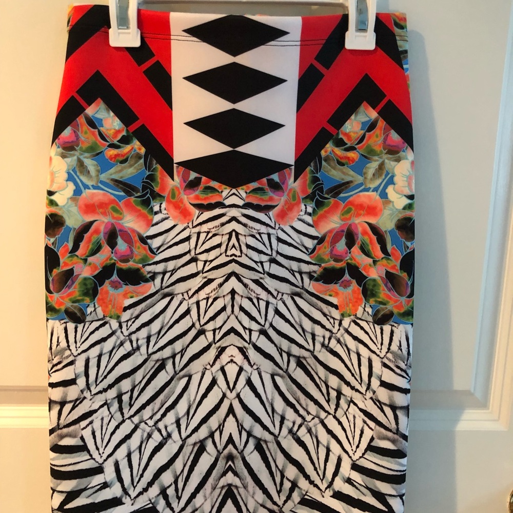 Clover Canyon body con skirt size small